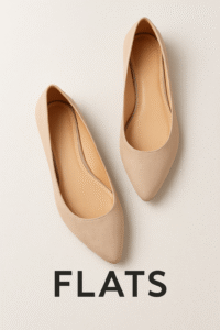 Beige women’s flats – stylish and comfortable footwear