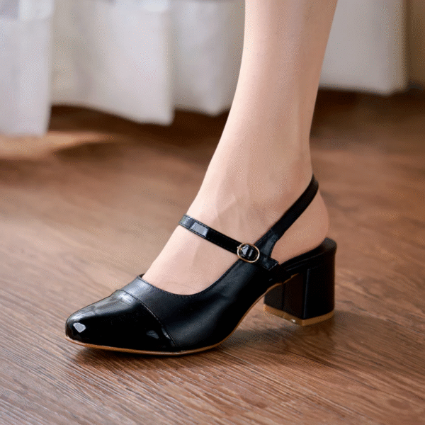 Mary Jane Matte Pumps - Image 5
